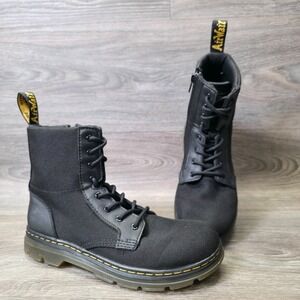 Dr Martens‎ Boots Womens 5 Men 4 Youth Black Mesh PU Leather Combs Extra Tough